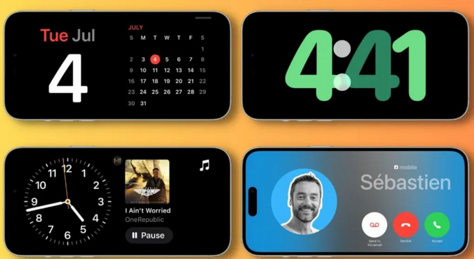 赤城苹果手机维修分享iOS17横屏充电待机显示有什么好处 