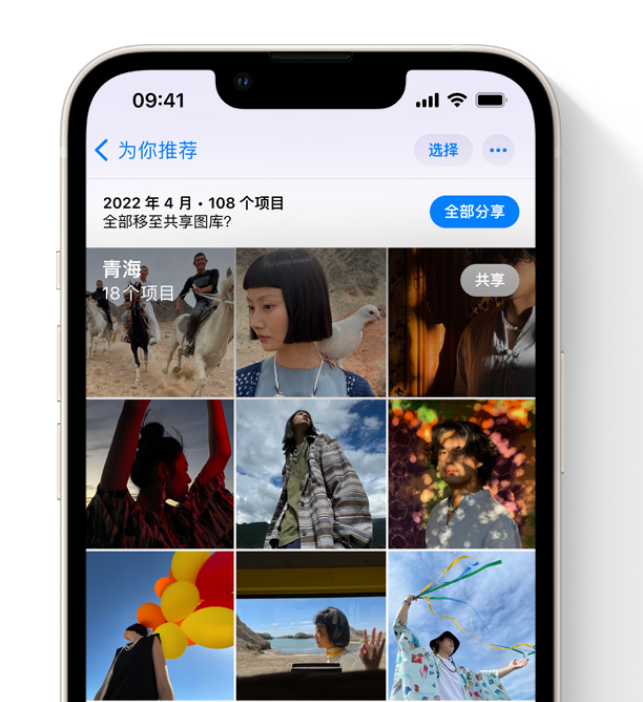 赤城苹果维修网点分享在 iPhone 上使用共享图库 